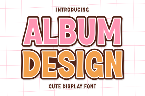 Album Design: A Playful Display Font for Creative Projects