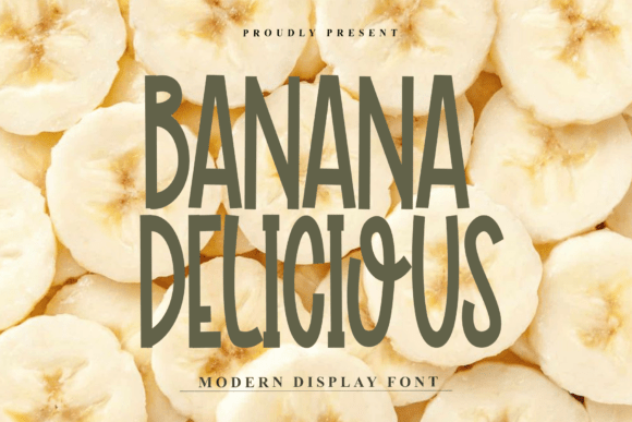 Banana Delicious Font for Handmade Projects and Creative Designs