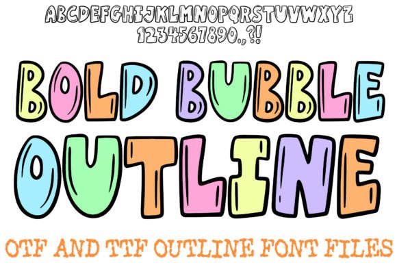Bold Bubble Outline Font Review and Download Guide