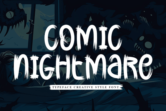 Comic Nightmare: A Playful Handwritten Font for Web Design