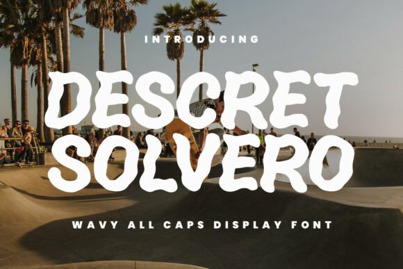 Descret Solvero: A Bold Display Font for Dynamic Editorial Design