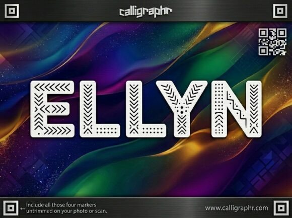 Ellyn: A Decorative Display Font for Bold Branding