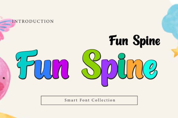 Fun Spine Font for Handmade Creations and Vibrant Designs