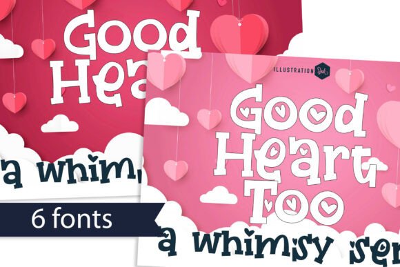 Good Heart: A Bold Display Font for Heartfelt Editorial Design