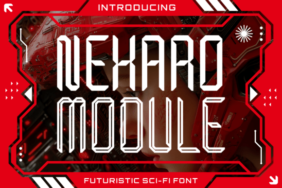 Nexaro Module Typeface for Bold Editorial Design
