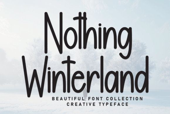 Nothing Winterland: A Warm Display Font for Business Branding