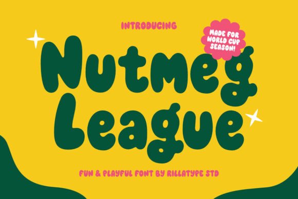 Nutmeg League Font for Bold Branding and Playful Design