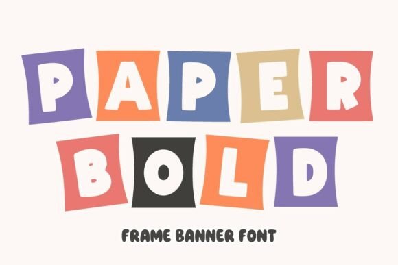 Paper Bold: The Playful Display Font for Eye-Catching Campaigns