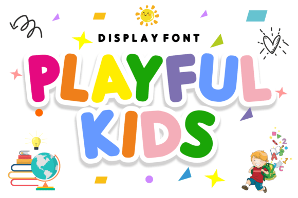 Playful Kids Font for Joyful Editorial Designs