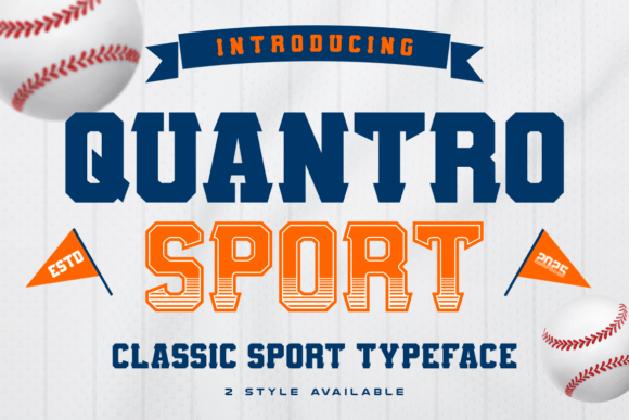 Quantro Sport: A Bold Display Font for Editorial Impact