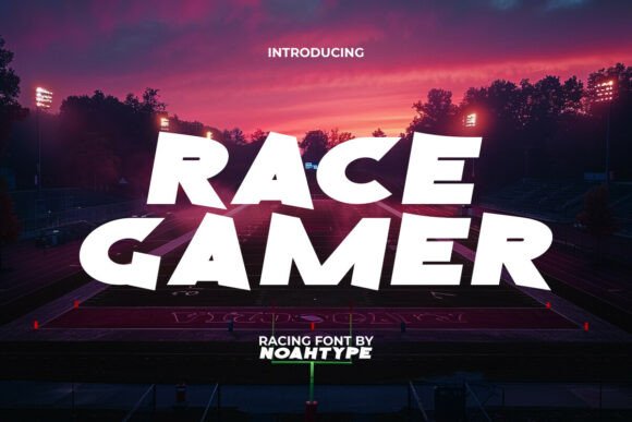 Race Gamer Font for Bold Branding and Playful Design