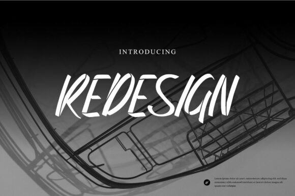 Redesign Font for Strong Branding and Professional Design