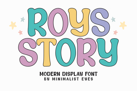 Roys Story: A Playful Display Font for Creative Projects