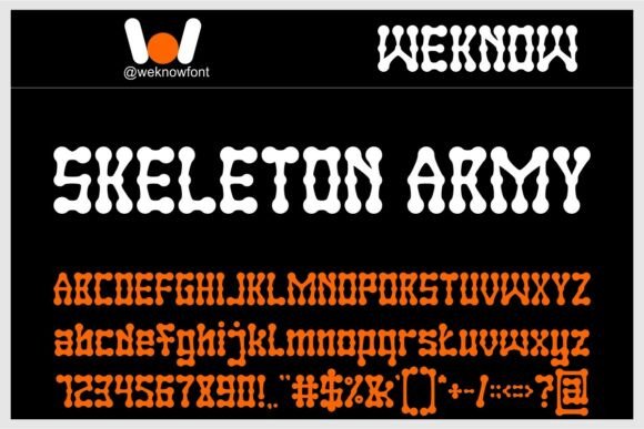 Skeleton Army Font for Bold Branding and Campaign Design
