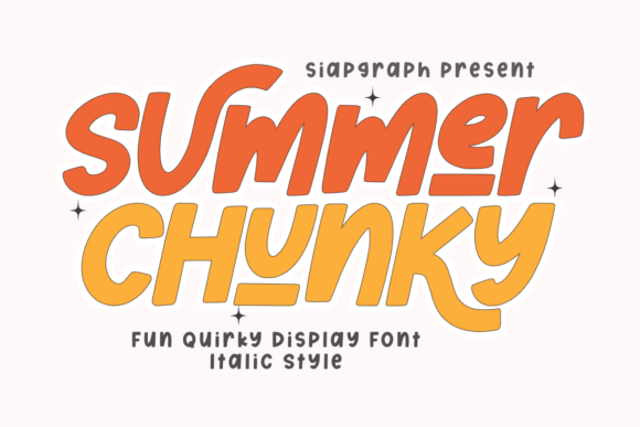 Summer Chunky Italic for a Brighter Brand Identity