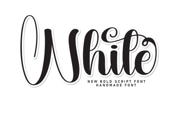White: A Theatrical Display Font for Bold Branding