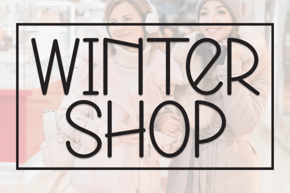 Winter Shop Font for a Cozy and Memorable Brand Look